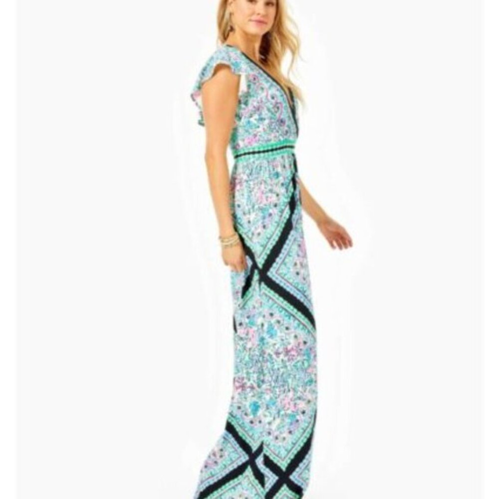 NWT- Lilly Pulitzer Roselle Maxi Dress- Size 2